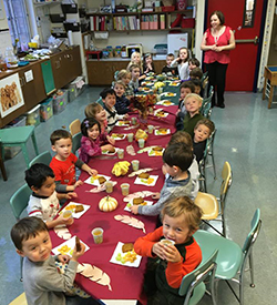 Large Kitchen Facility at Riverside Presbyterian Church Preschool in Riverside, Illinois