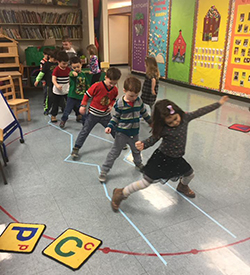 Dramatic Play Area at Riverside Presbyterian Church Preschool in Riverside, Illinois